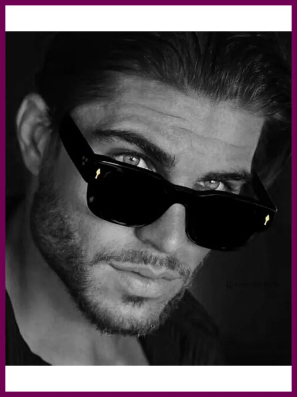 Thick Frame Square Sunglasses Women Men Chunky Rectangle Shades UV400